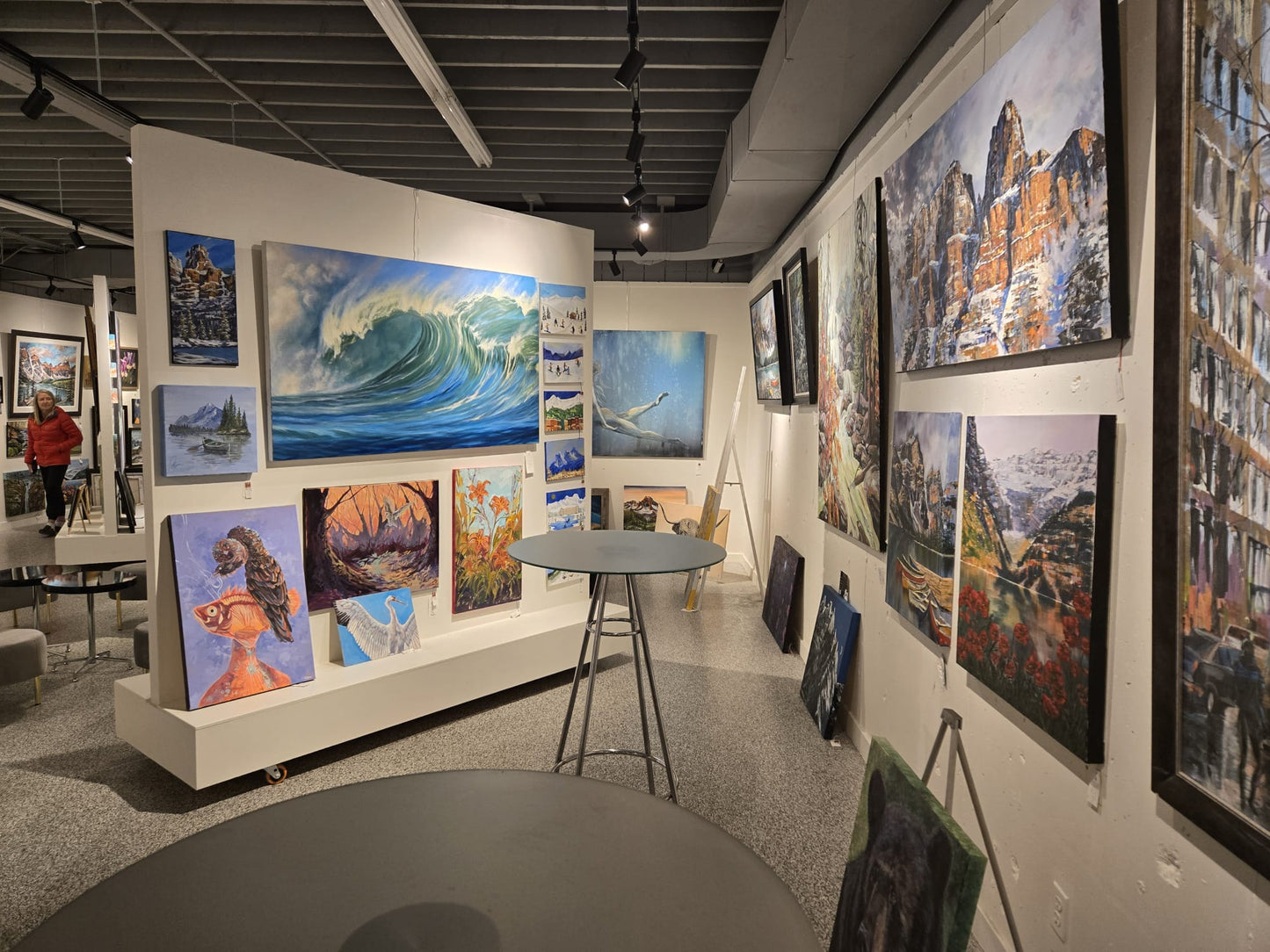 Calgary Corporate Artspace Event - The Grasby Art Garden, Art Studio and The Art Cellar Gallery