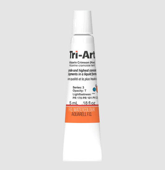 Tri-Art Watercolour 5ml Tube, Alizarin Crimson (Hue) (Series 1)