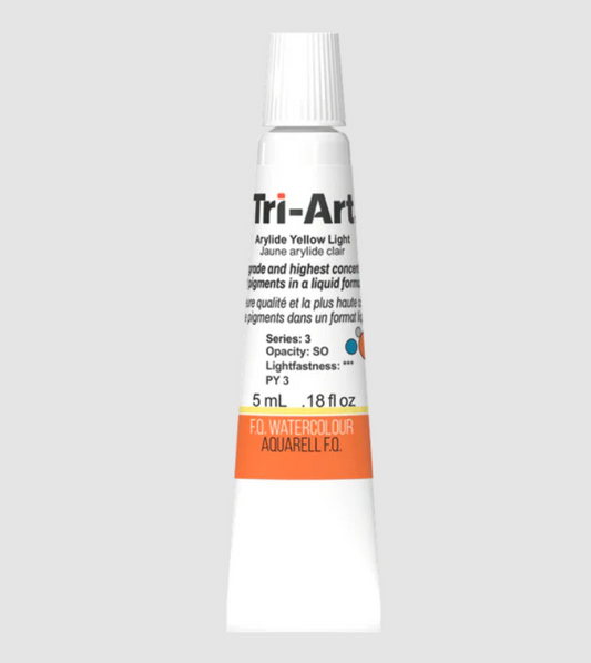 Tri-Art Watercolour 5ml Tube, Arylide Yellow Light (Series 2)