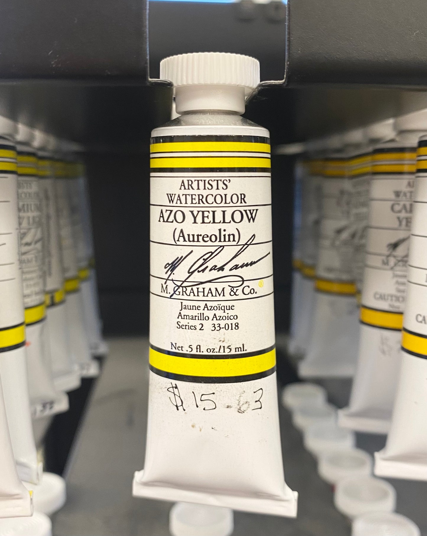 M. Graham Azo Yellow 0.5 oz (15 ml) Artists' Watercolor