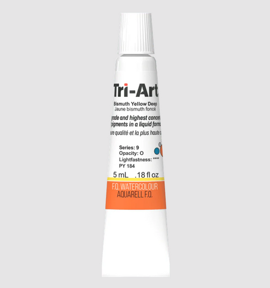 Tri-Art Watercolour 5ml Tube, Bismuth Yellow Deep (Series 3)