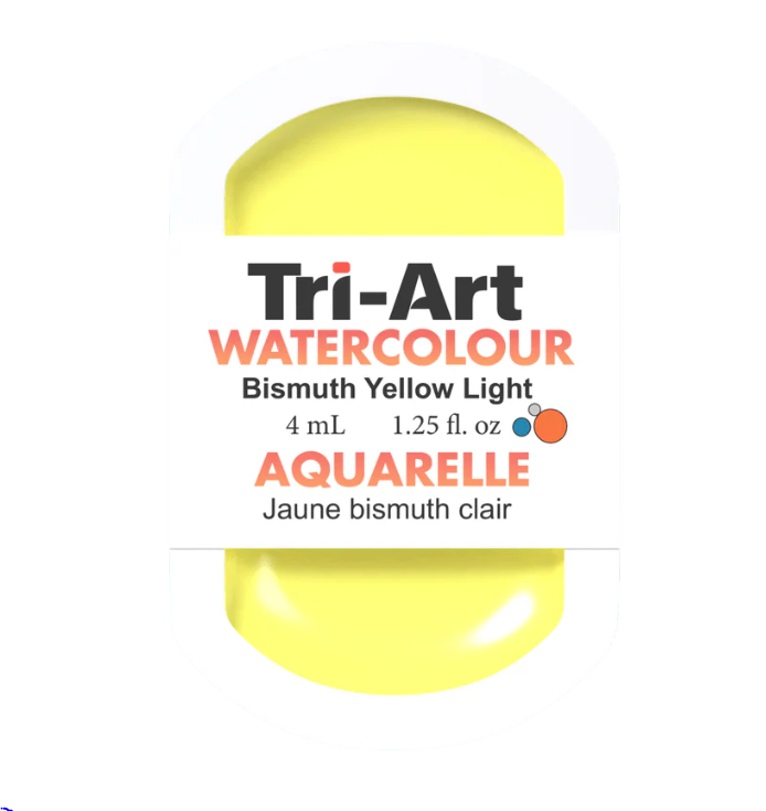 Tri-Art Watercolour 4ml Pan, Bismuth Yellow Light (Series 3)