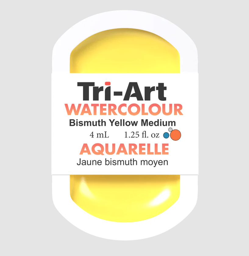 Tri-Art Watercolour 4ml Pan, Bismuth Yellow Medium (Series 3)