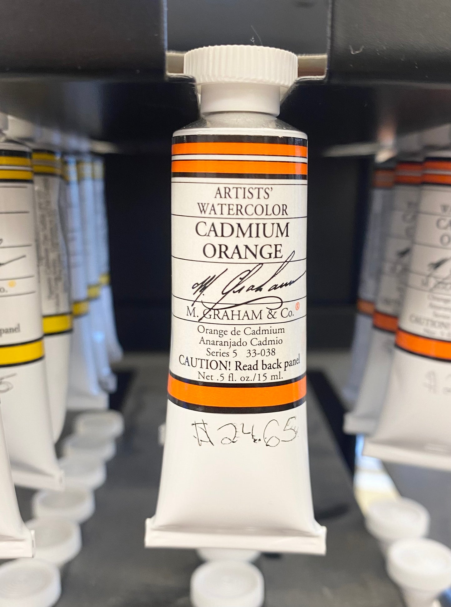 M. Graham Cadmium Orange 0.5 oz (15 ml) Artists' Watercolor