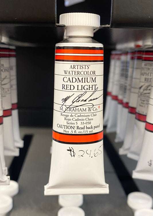 M. Graham Cadmium Red Light 0.5 oz (15 ml) Artists' Watercolor