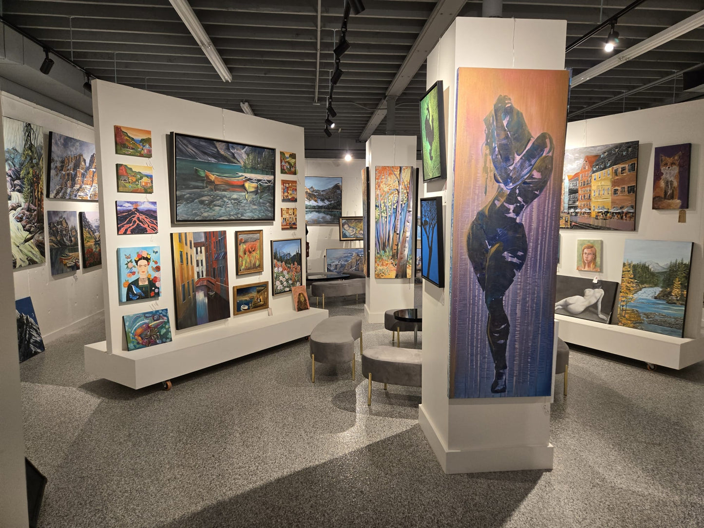 Calgary Corporate Artspace Event - The Grasby Art Garden, Art Studio and The Art Cellar Gallery