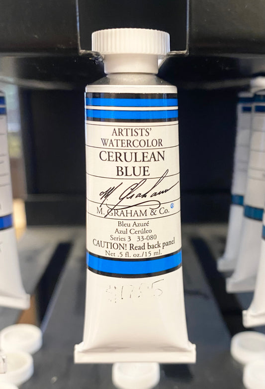 M. Graham Cerulean Blue 0.5 oz (15 ml) Artists' Watercolor