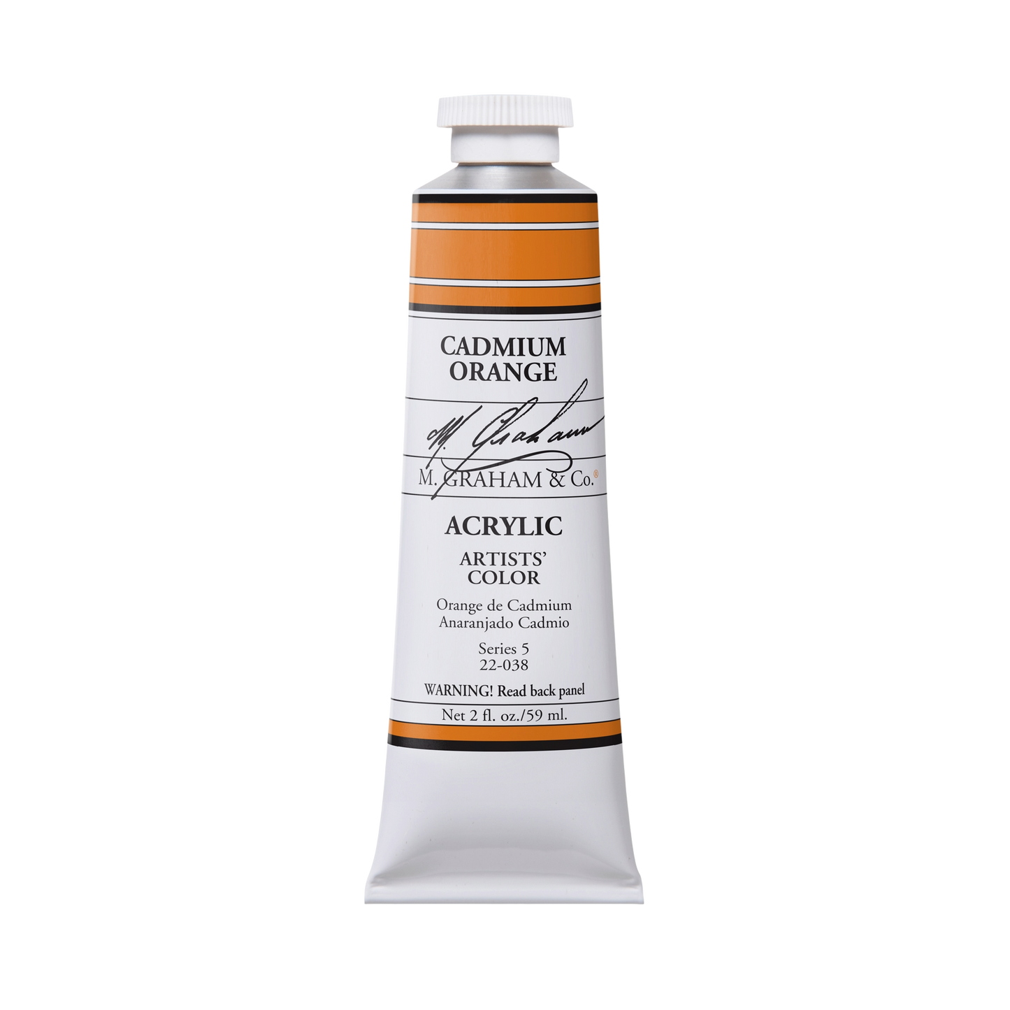 M. Graham | Acrylic Cadmium Orange | 59ml