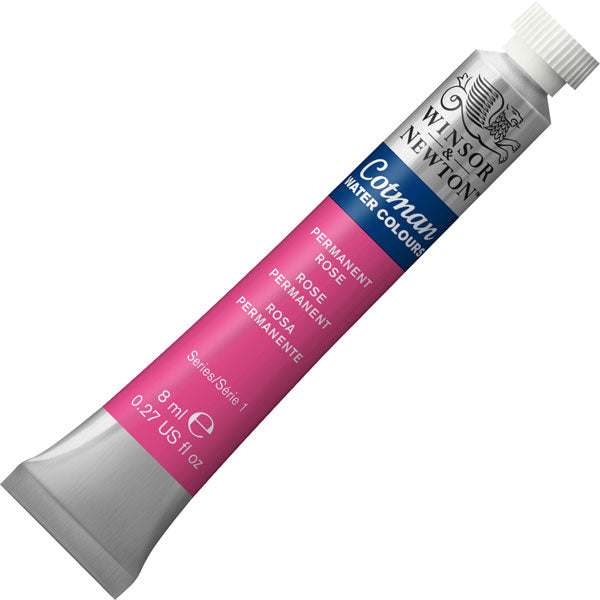 Cotman Water Colours W&N Permanent Rose (8ml)