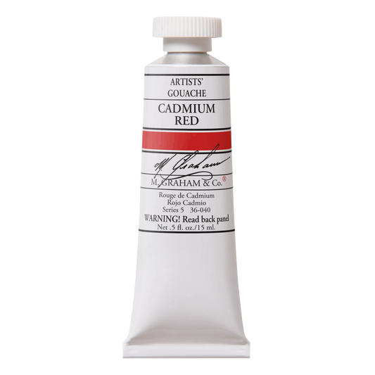 M. GRAHAM Artists' Gouache Cadmium Red (15ml)