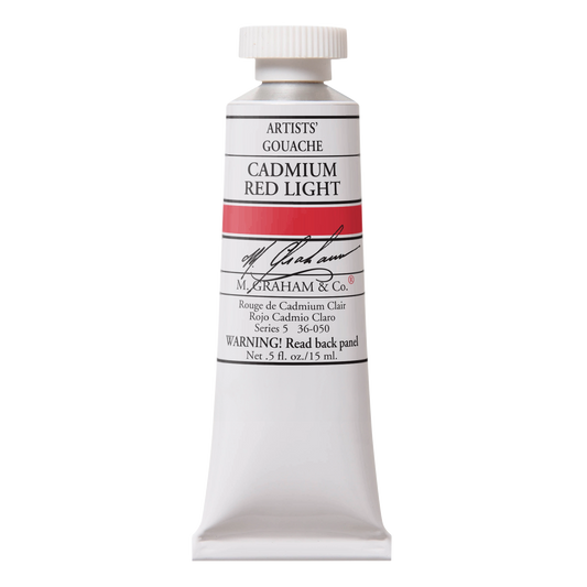M. GRAHAM Artists' Gouache Cadmium Red Light (15ml)