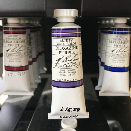 M. Graham Dioxazine Purple 0.5 oz (15 ml) Artists' Watercolor