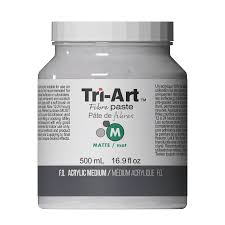 Tri-Art Acrylic Mediums | Fibre Paste | 500ml