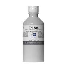 Tri-Art Acrylic Mediums | Polymer Medium | Semi-Gloss | 250ml