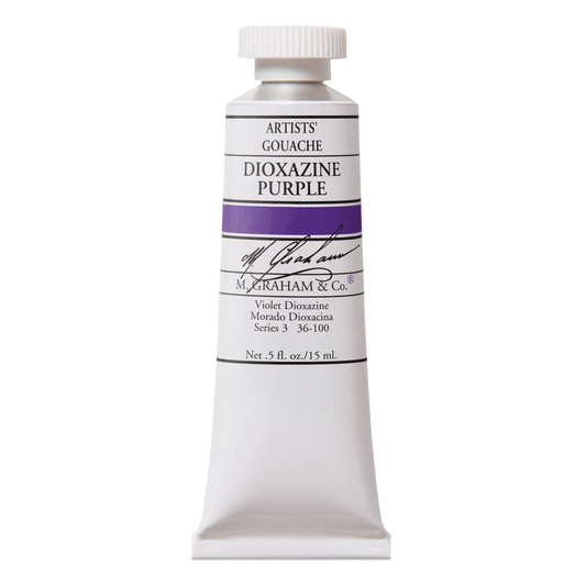 M. GRAHAM Artists' Gouache Dioxazine Purple (15ml)