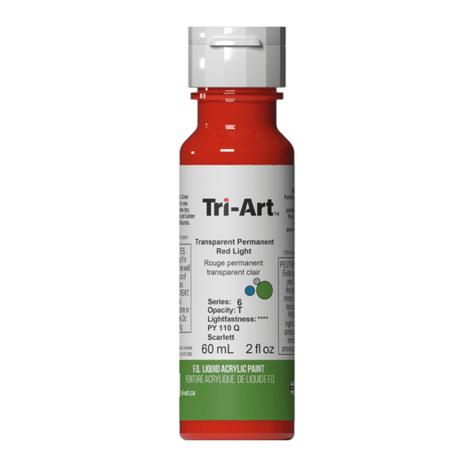 Tri-Art Liquids - Transparent Permanent Red Light