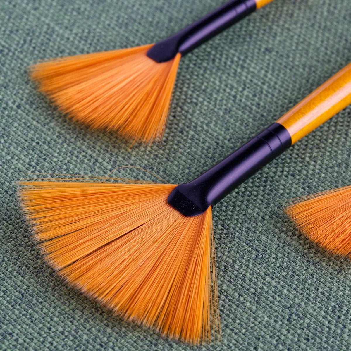 Tri-Art Synthetic Brush (Short Watercolour & Acrylic) (Fan, 6)
