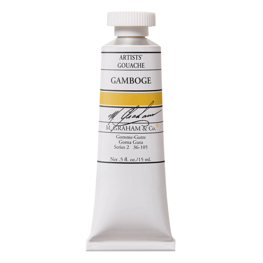 M. GRAHAM Artists' Gouache Gamboge (15ml)