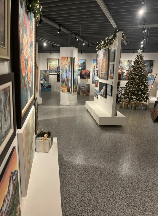 Gallery with Christmas Cheer