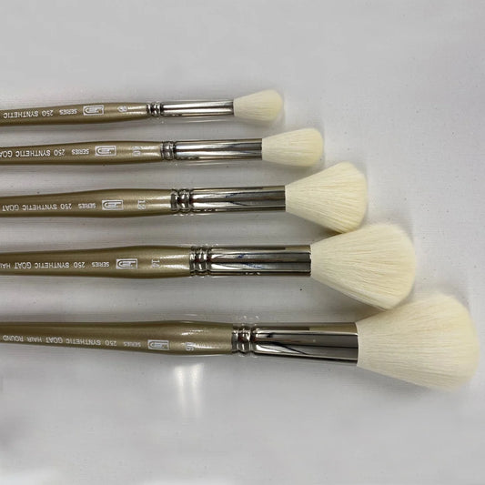 HJ Synthetic Goat Hair Brushes (Series 250) Round Mop