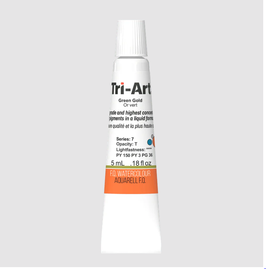Tri-Art Watercolour 5ml Tube, Golden Green (Series 2)