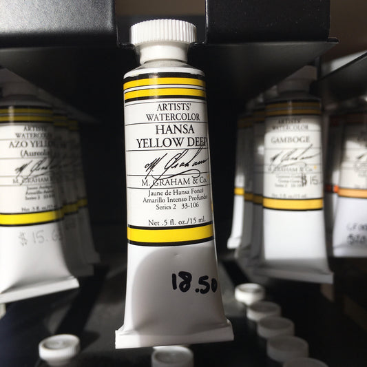 M. Graham Hansa Yellow Deep 0.5 oz (15 ml) Artists' Watercolor