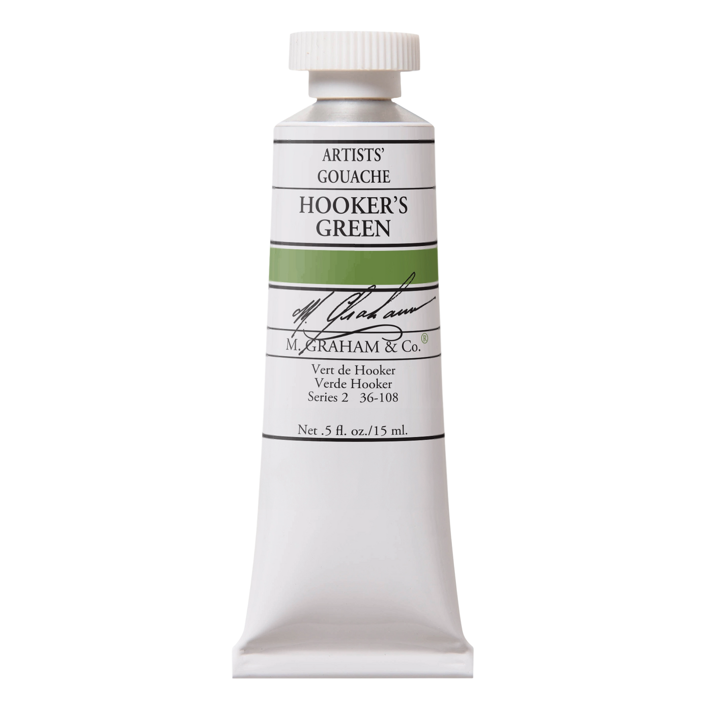 M. GRAHAM Artists' Gouache Hookers Green (15ml)