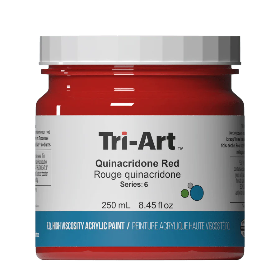 Tri-Art Quinacridone Red Acrylic 150ml Tubes