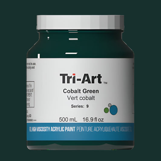 Tri-Art High viscosity Cobalt Green 500mL Jar