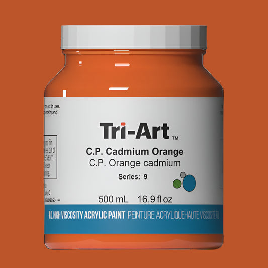 Tri-Art C.P. Cadmium Orange, 500ml Jar