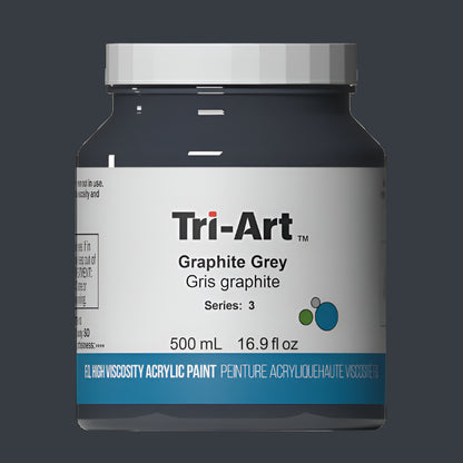 Tri-Art Graphite Grey 500mL Jar
