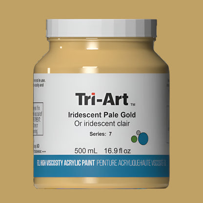 Tri-Art Iridescent Pale Gold 500mL Jar
