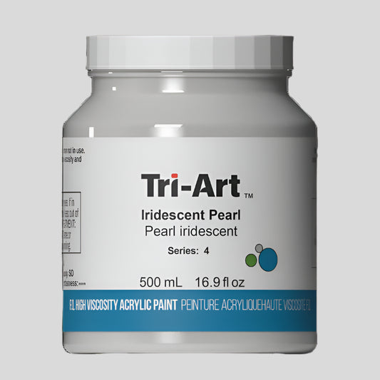 Tri-Art High Viscosity Iridescent Pearl Acrylic 500ml Jar