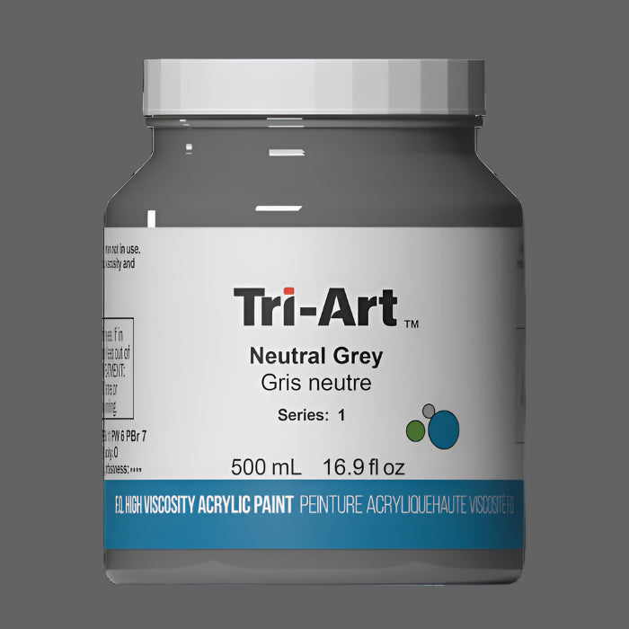 Tri-Art High Viscosity Acrylic Jars 500ml 14.42