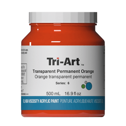 Tri-Art High Viscosity - Transparent Permanent Orange