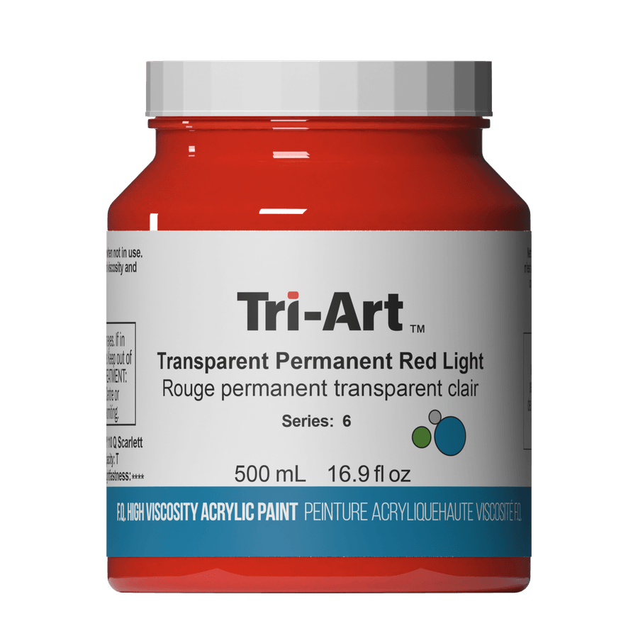 Tri-Art High Viscosity - Transparent Permanent Red Light