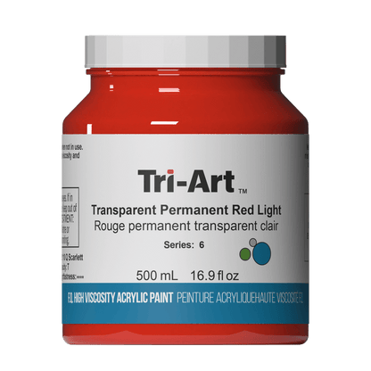 Tri-Art High Viscosity - Transparent Permanent Red Light
