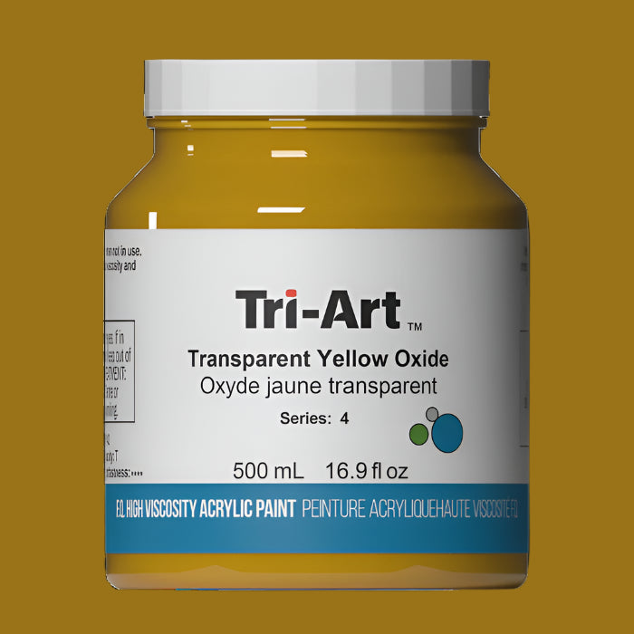 Tri-Art High Viscosity Yellow Oxide 500ml Jar