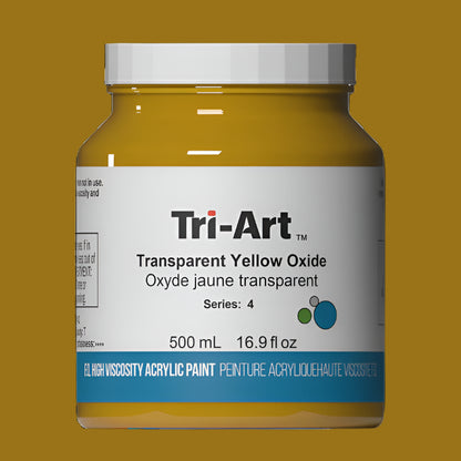 Tri-Art High Viscosity Yellow Oxide 500ml Jar