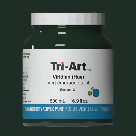Tri-Art Viridian (Hue) 500 mL Jar