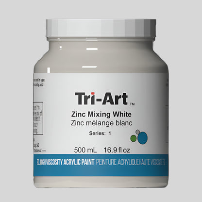 Tri-Art High Viscosity Zinc Mixing White 500ml Jars
