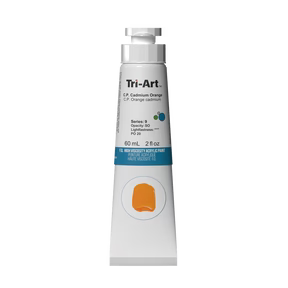 Tri-Art High Viscosity Acrylic | Cadmium Orange | 60mL
