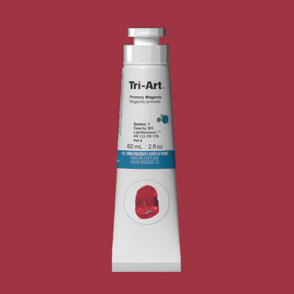 Tri-Art High Viscosity Primary Magenta Acrylic 60mL tubes series 6