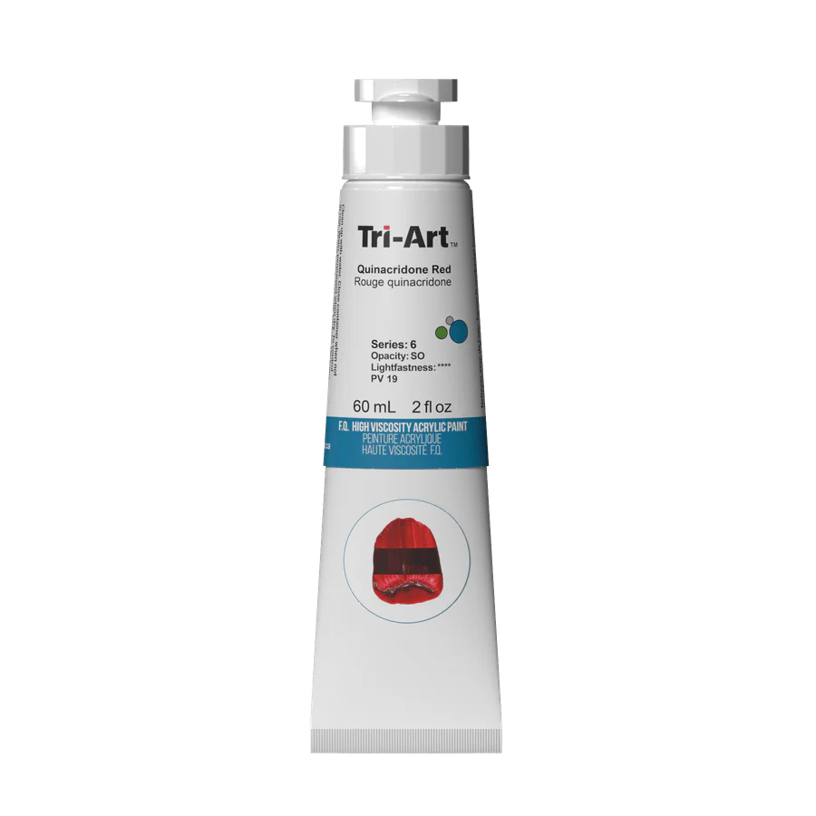 Tri-Art Quinacridone Red Acrylic 150ml Tubes
