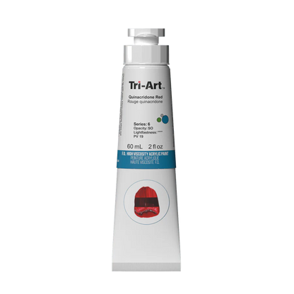 Tri-Art Quinacridone Red Acrylic 150ml Tubes