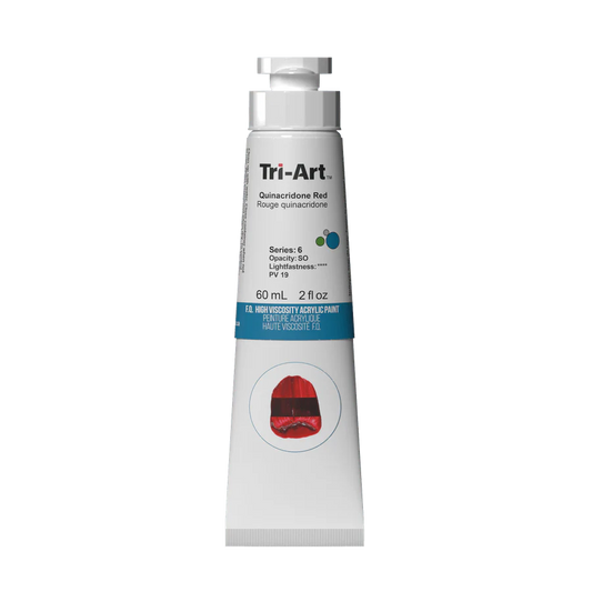 Tri-Art Quinacridone Red Acrylic 150ml Tubes