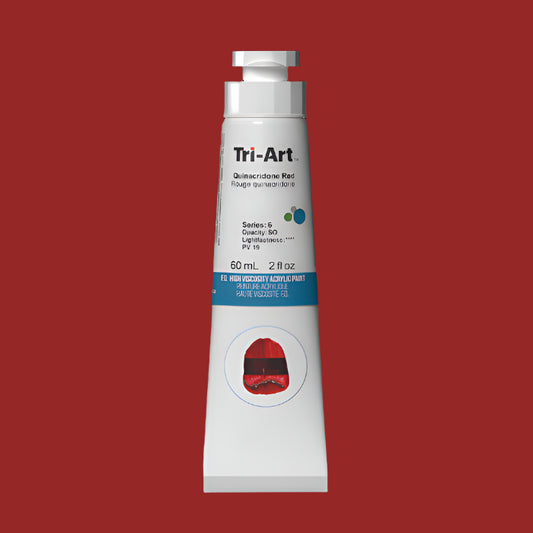 Tri-Art  Acrylic Quinacridone Red 60mL series 6