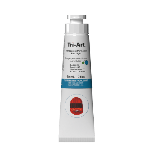 Tri-Art High Viscosity - Transparent Permanent Red Light