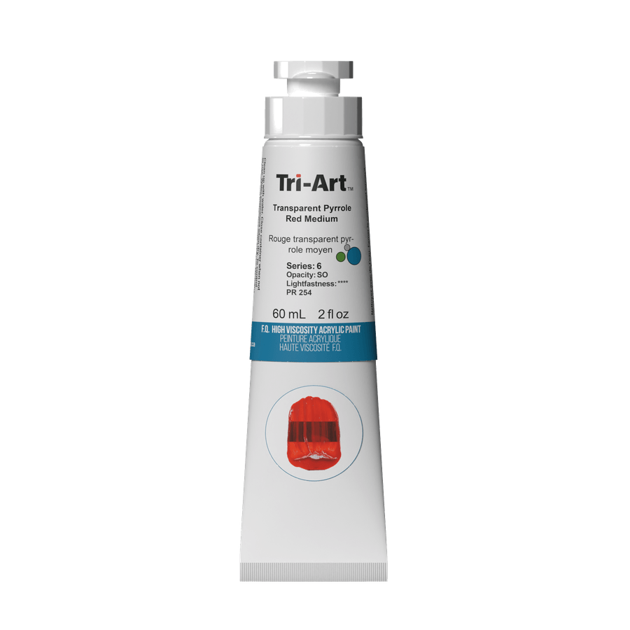 Tri-Art High Viscosity - Transparent Pyrrole Red Medium
