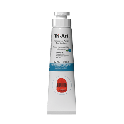 Tri-Art High Viscosity - Transparent Pyrrole Red Medium